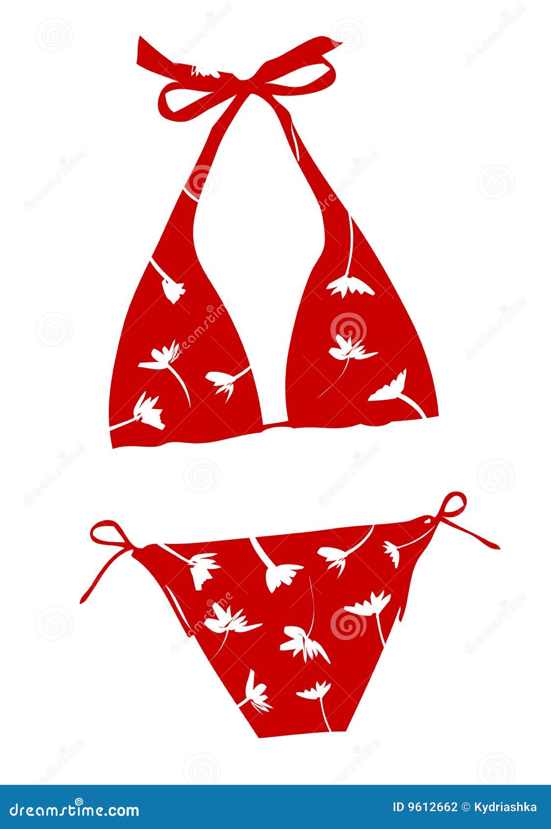 Fashion swimwear stock vector. Illustration of female 9612662