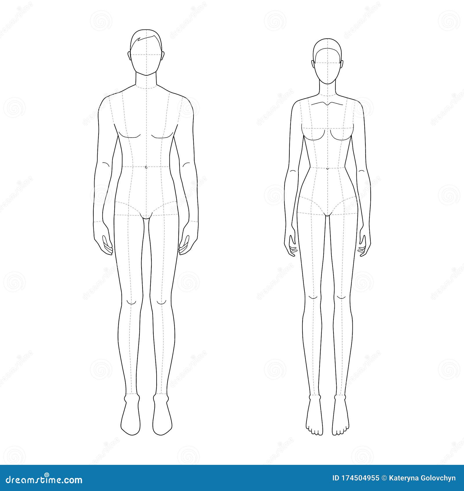 Male Croquis Templates  University of Fashion