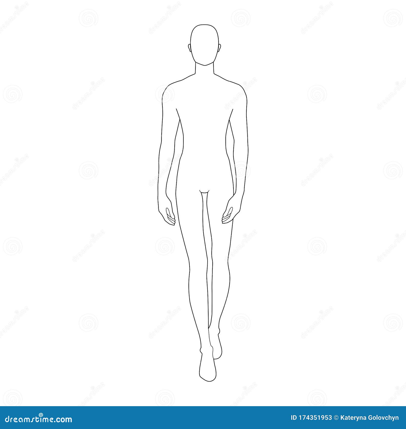 Premium Vector | Continuous line of a man walking simple vector illustration