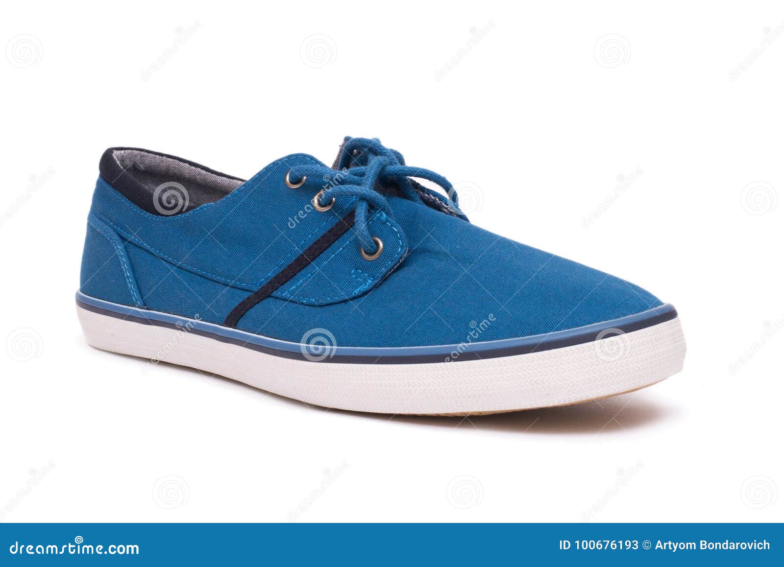 Fashion Turquoise Sneakers Isolated on White Background with Clipping ...