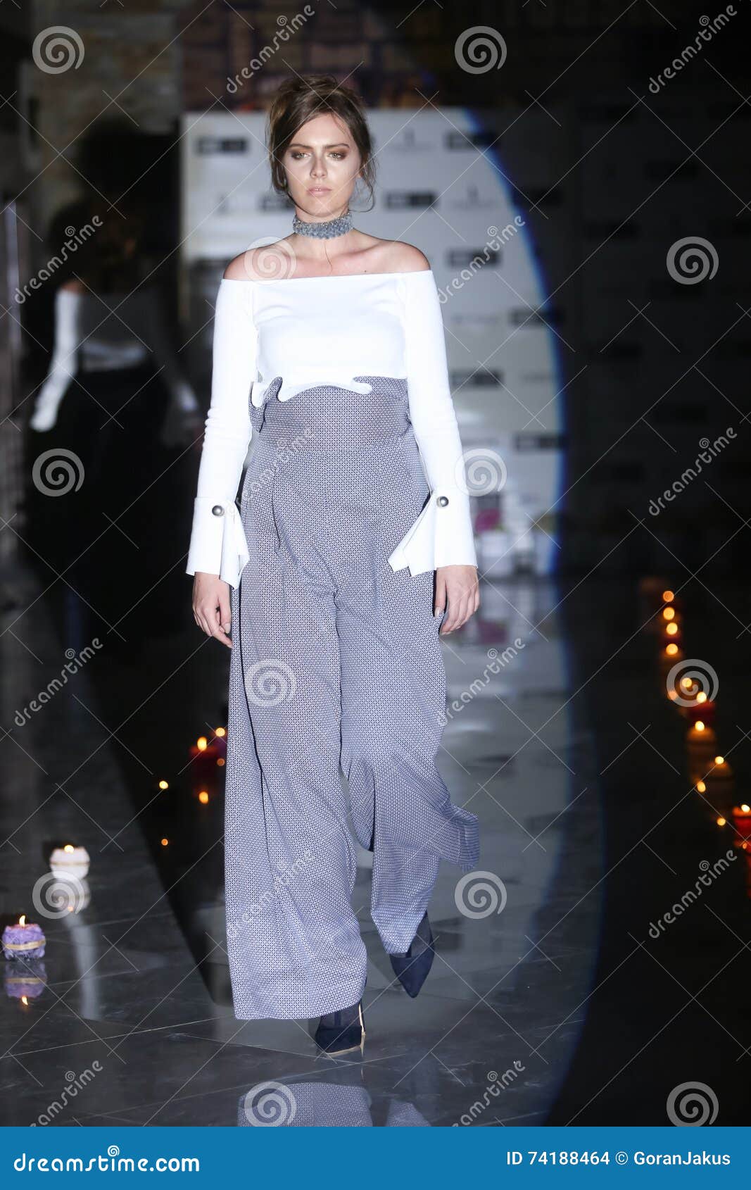Fashion Week Zagreb : Sara Loncaric, Zagreb, Croatia. Editorial Stock ...