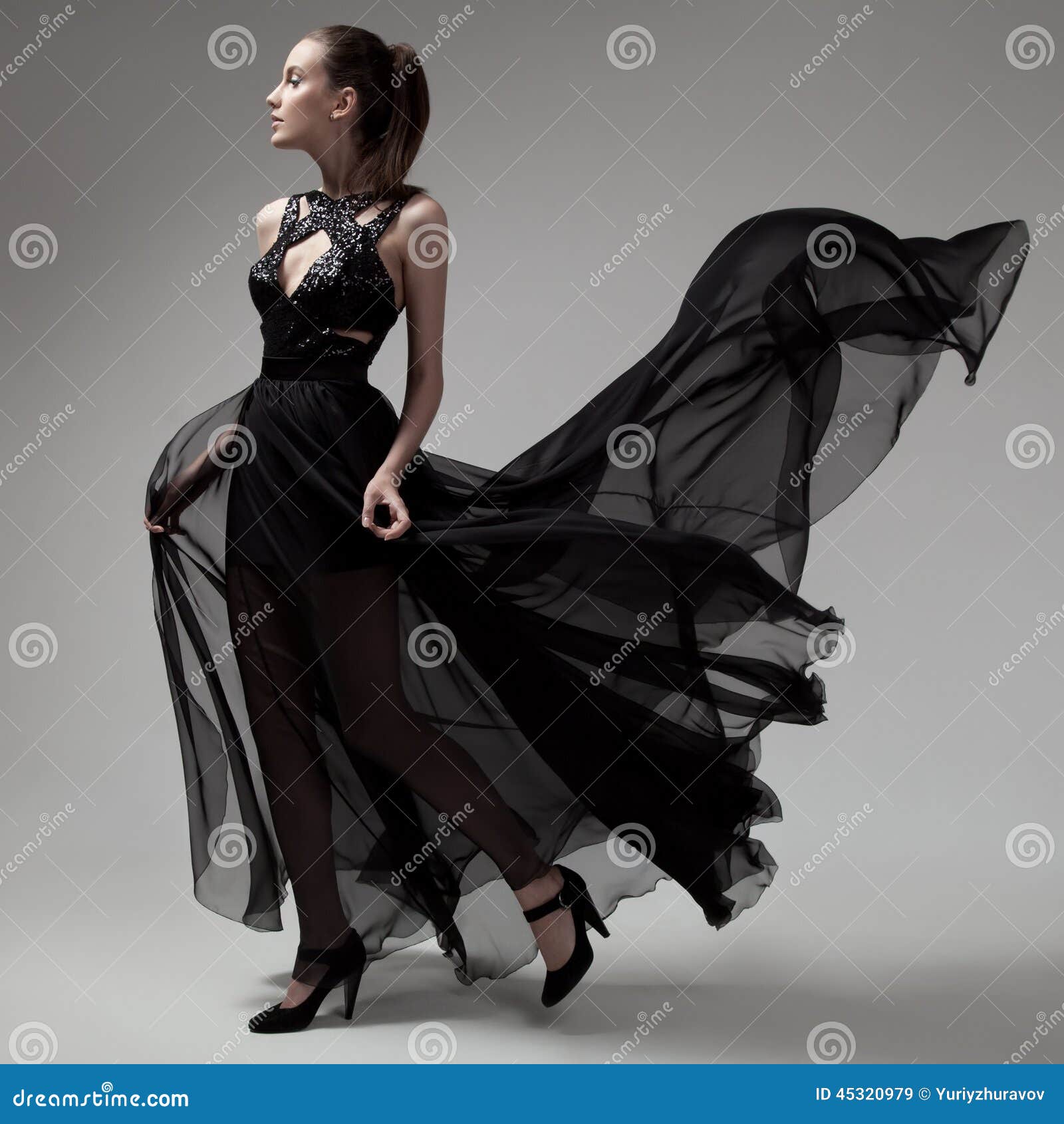 black fashion design background