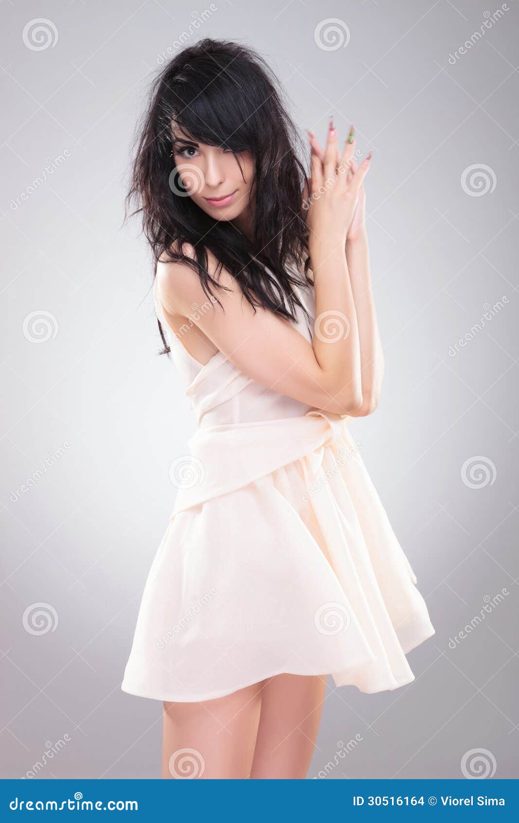 Fashion Woman With Rough Hair Stock P