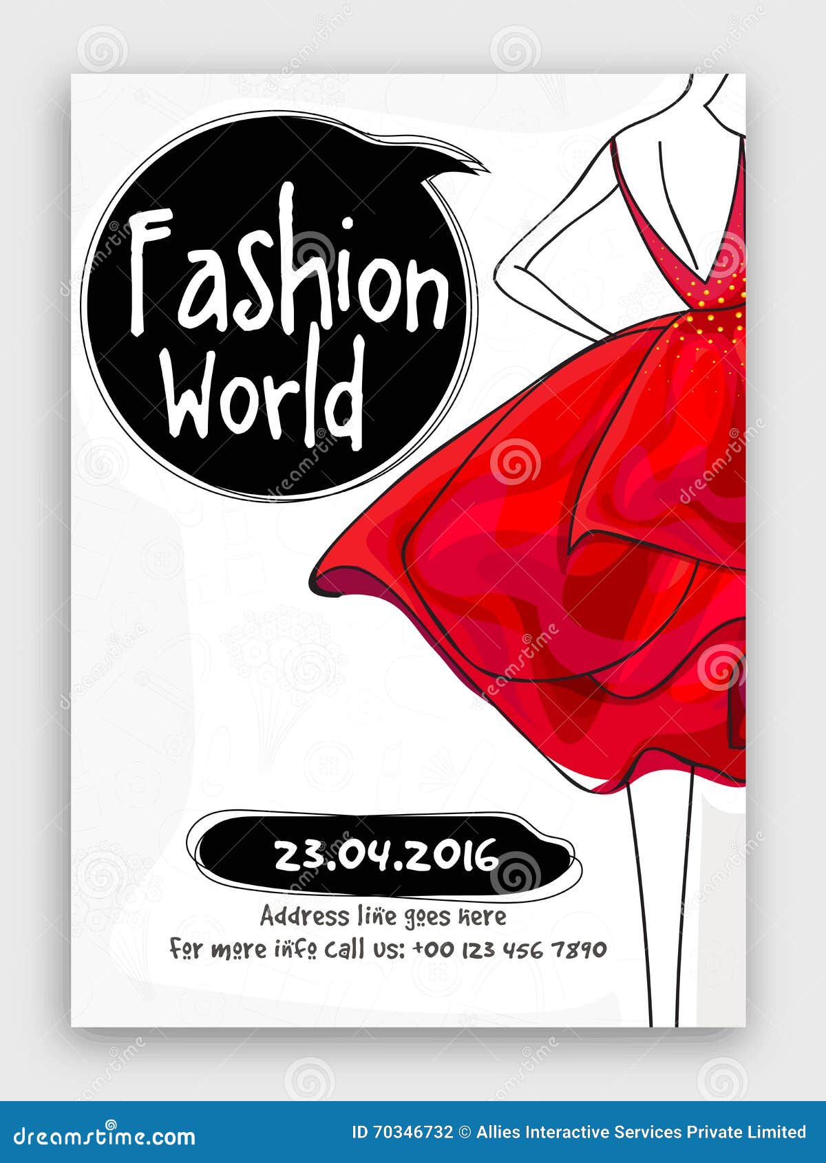 Fashion World Flyer Template Or Banner Design Royalty Fashion World Flyer Template Or Banner Design Royalty