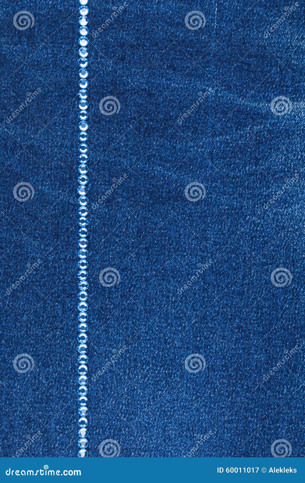 Fashionable Background, Jeans and Blue Rhinestones Stock Image - Image ...