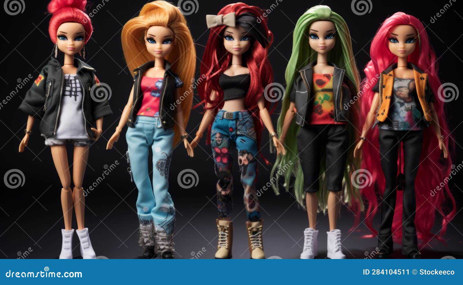 Fashionable Bratz Dolls with Graffiti-inspired Hair Editorial Photo -  Illustration of bratz, fashionforward: 284104511