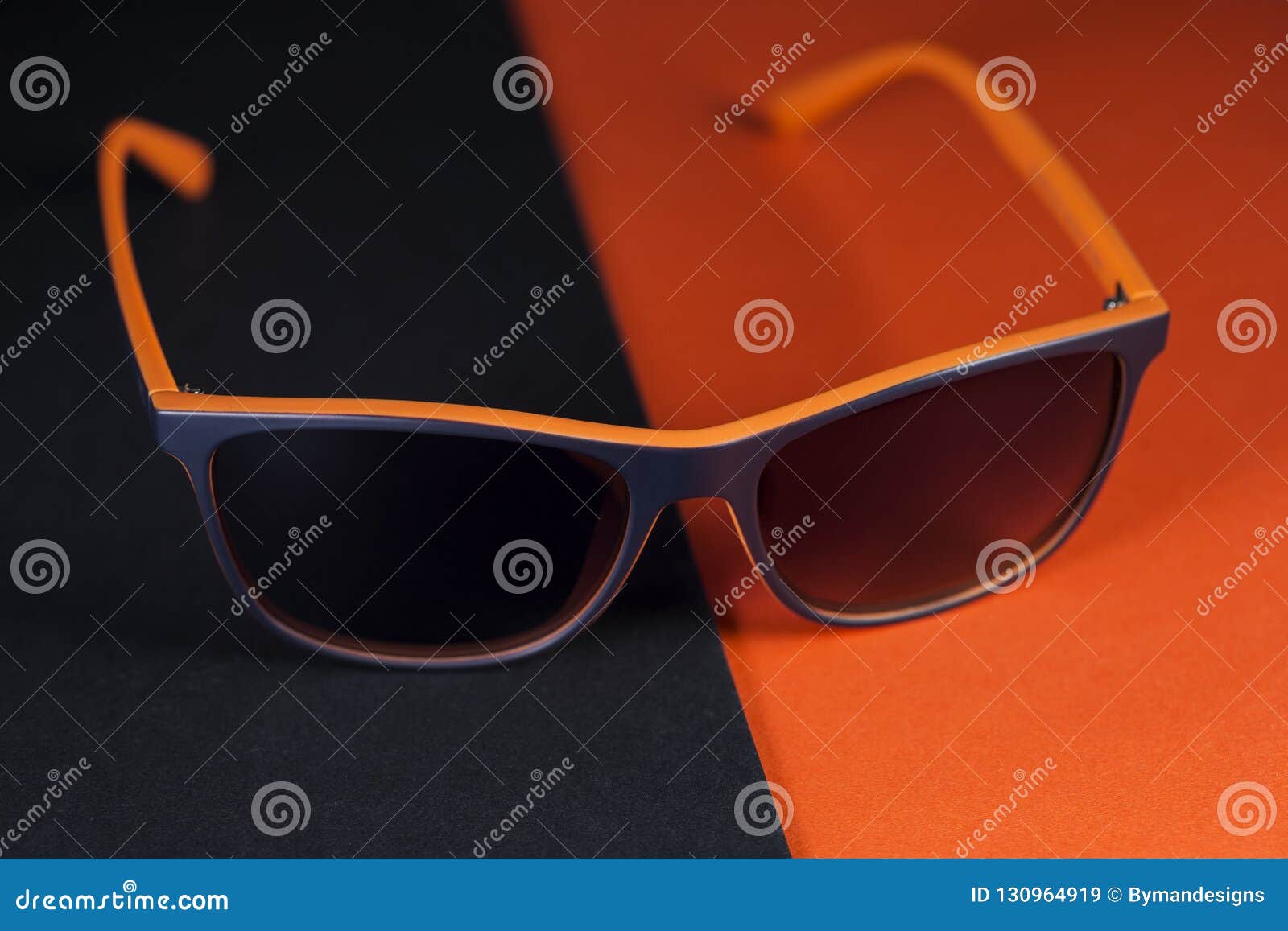 Fashionable Sunglasses on Minimal Background Stock Image - Image of