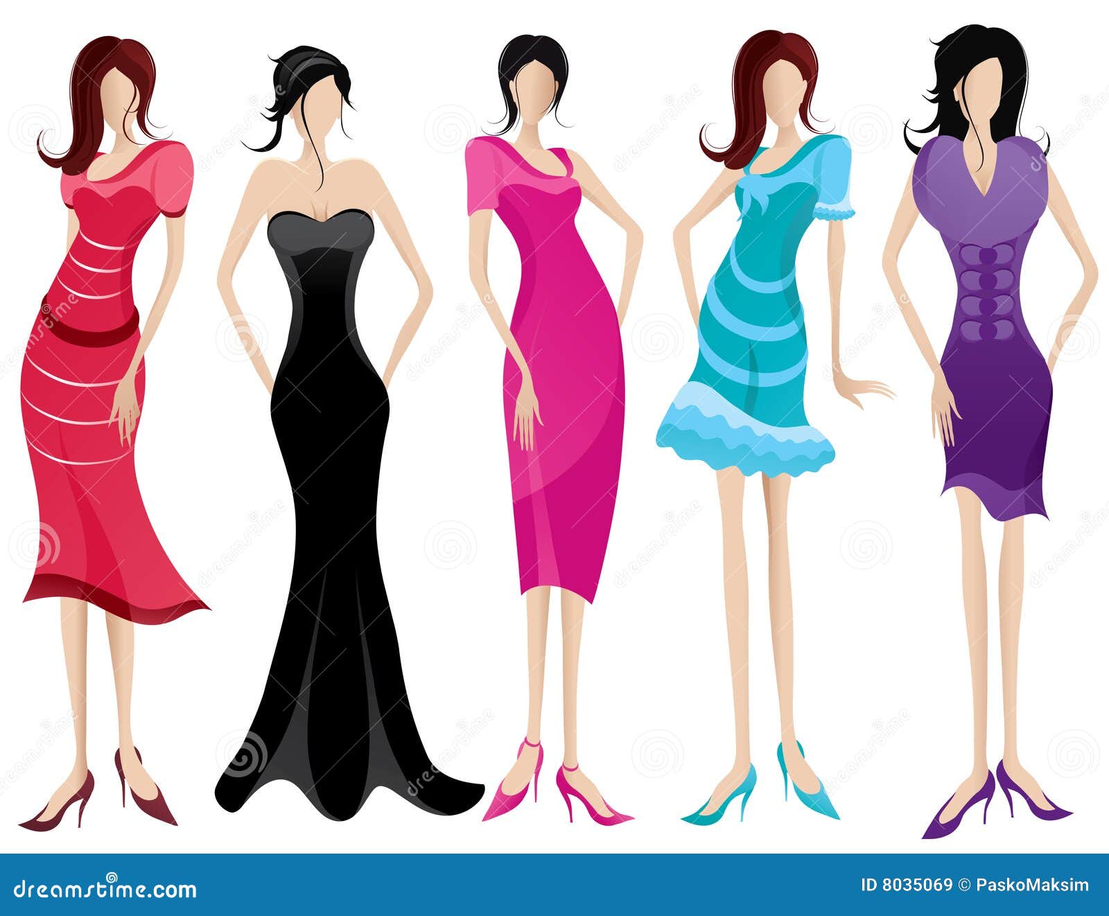 Fashionable Women Royalty Free Stock Images - Image: 8035069