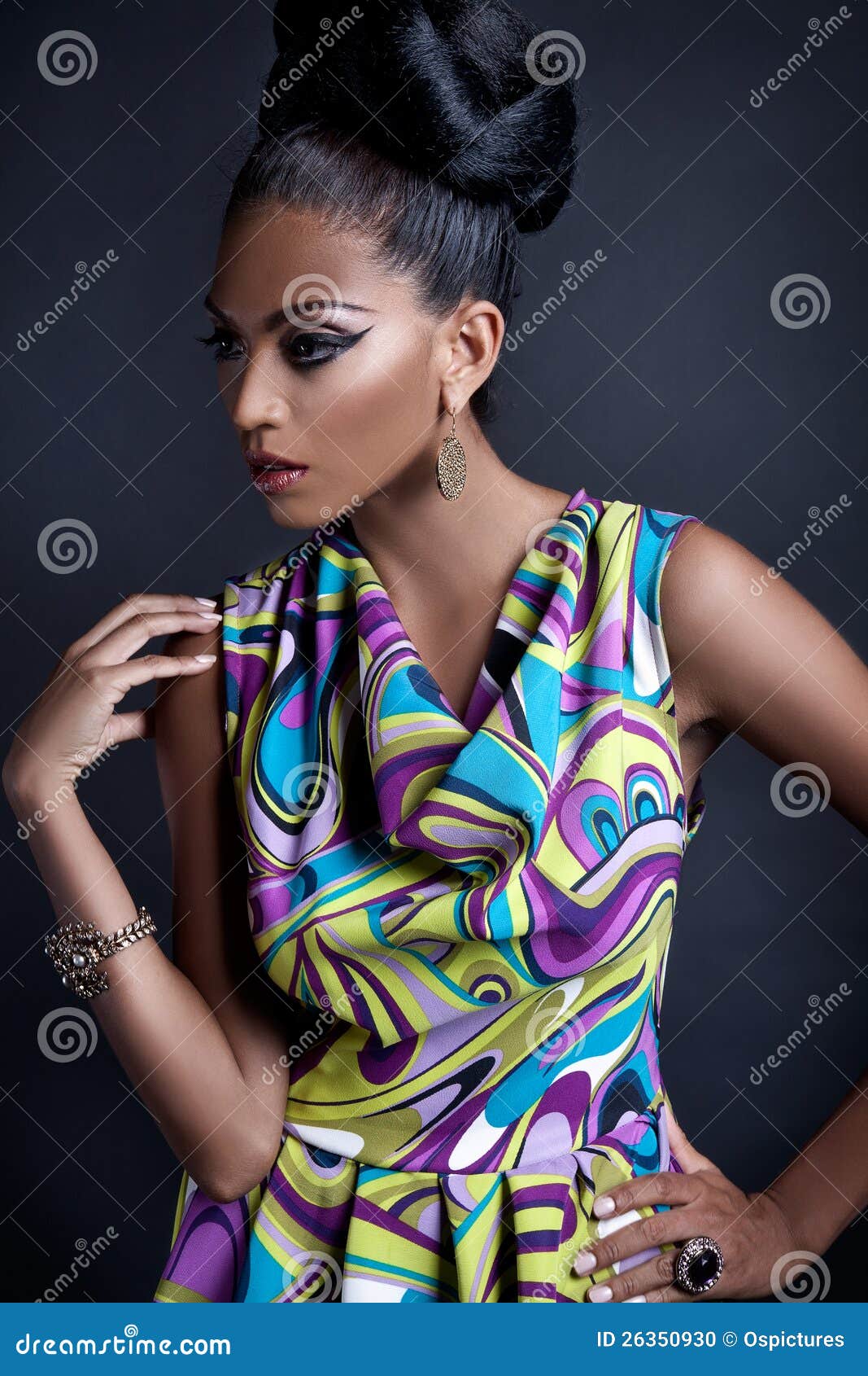fashionable young black woman
