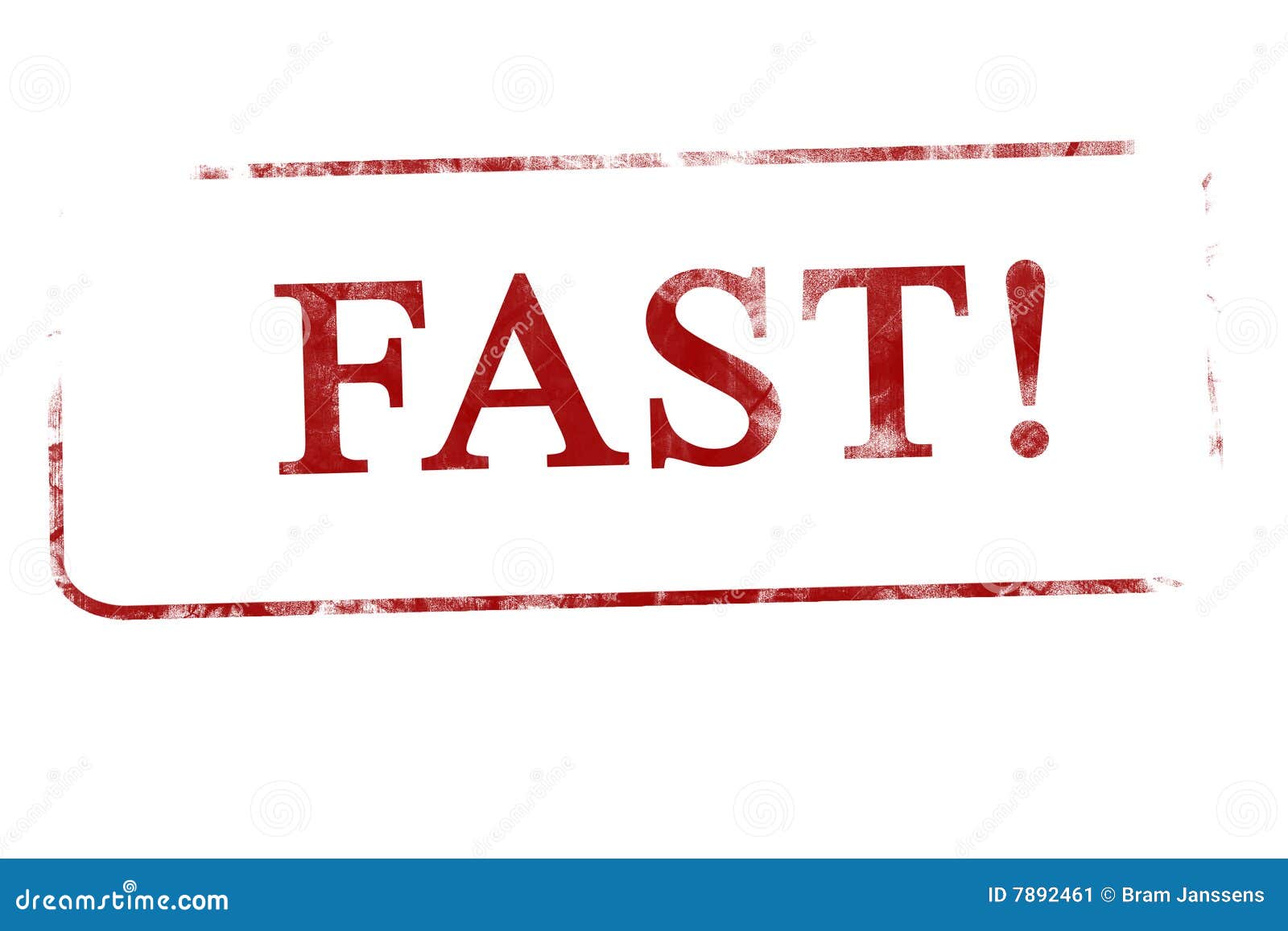 Fast stock illustration. Illustration of hurry, fast, stamp - 7892461