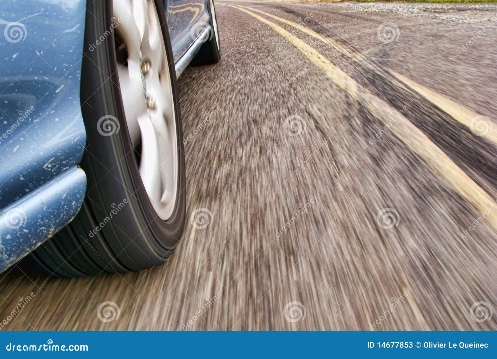 Fast Car Wheel Speeding on a Country Road Stock Image Image of chase