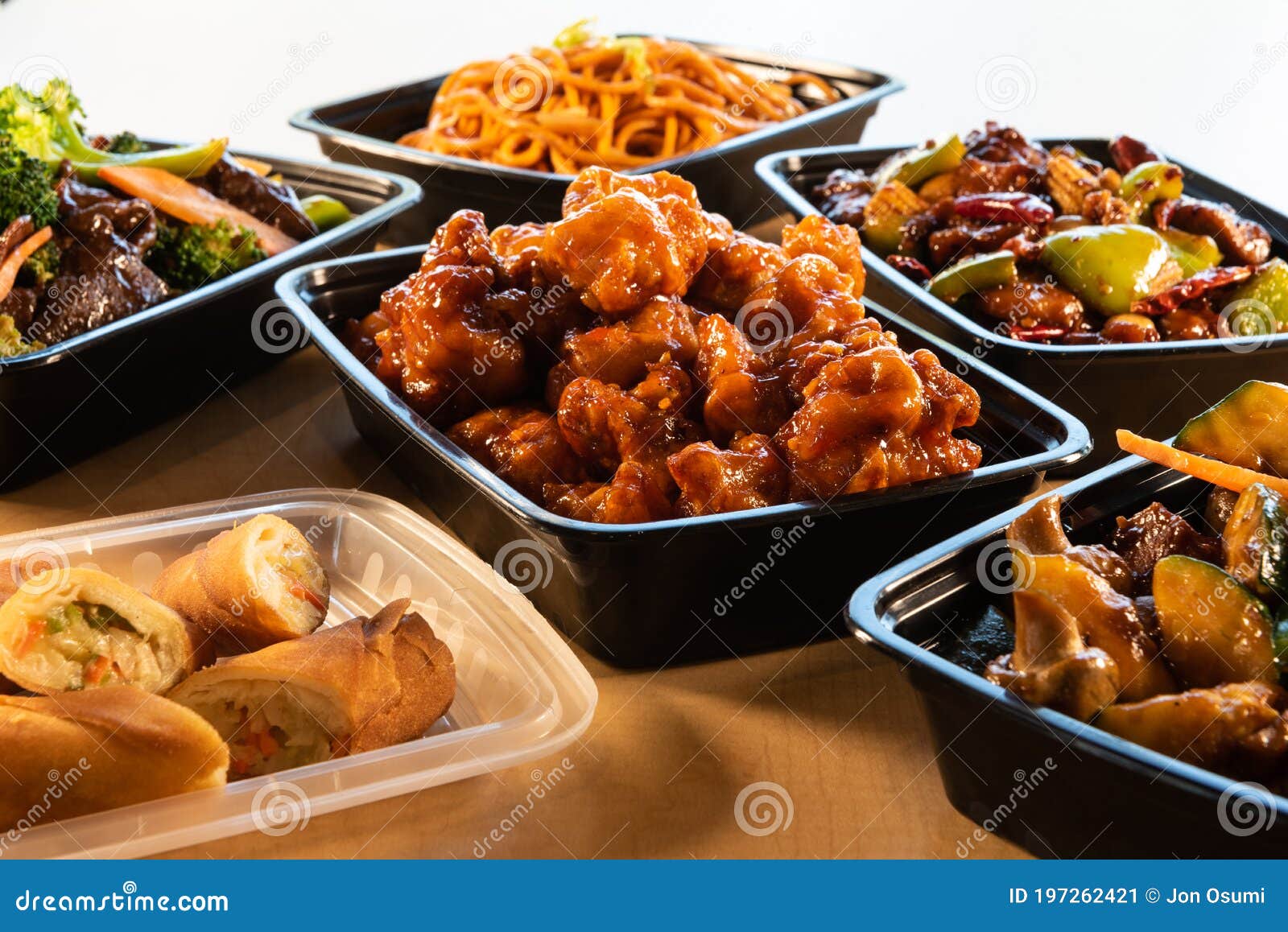 Fast Chinese Food always Tastes Delicious Stock Image - Image of family,  buffet: 197262421