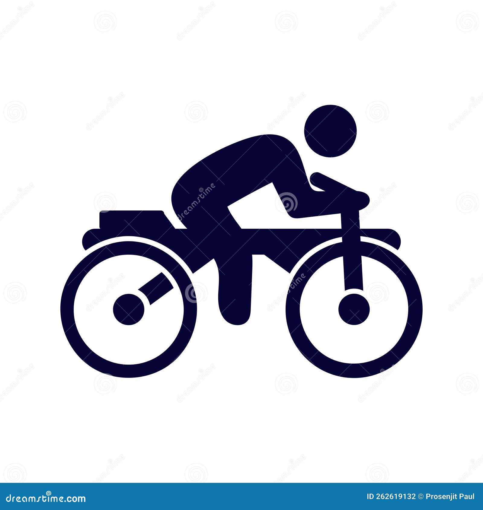 Fast cycle riding icon stock vector. Illustration of transport 262619132