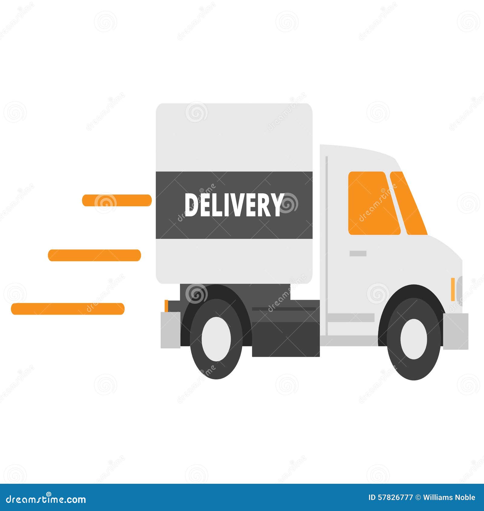 Fast Delivery stock illustration. Illustration of freightage - 57826777