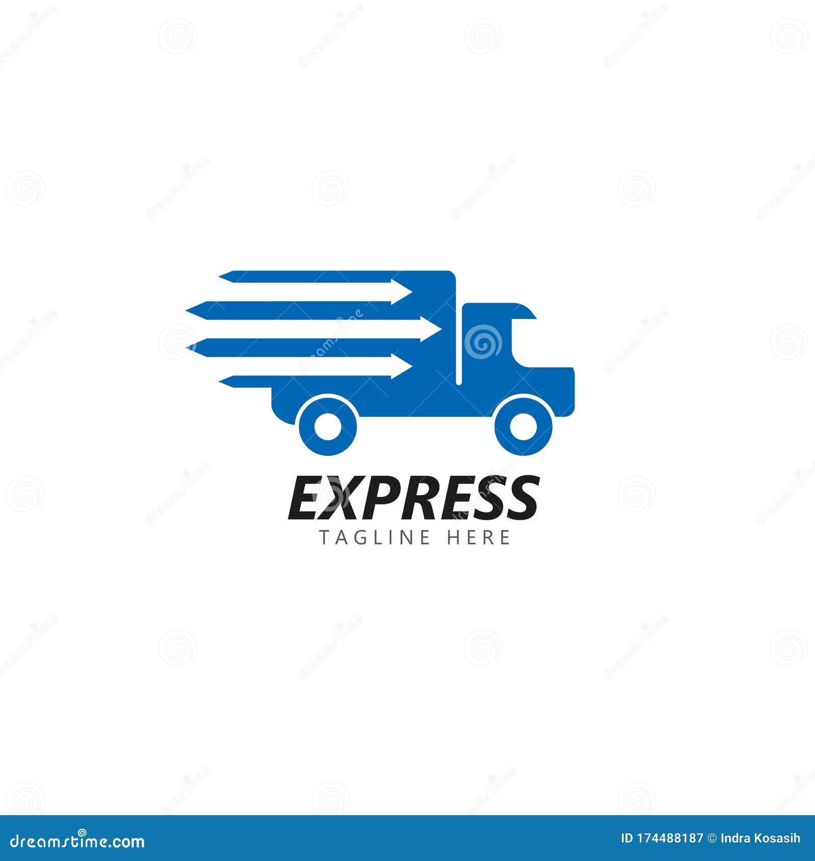 Fast Delivery Logo Vector Icon Illustration Stock Illustration ...