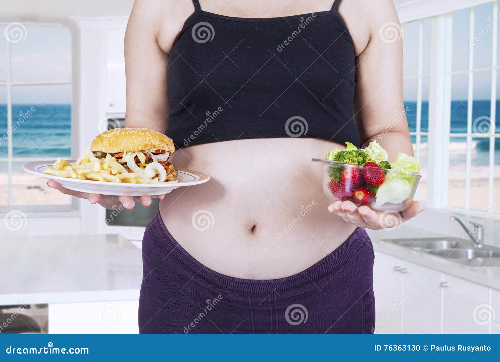 Fast Food And Healthy Food For Pregnancy Stock Photo - Image of ... Fast Food And Healthy Food For Pregnancy Stock Photo - Image of ...