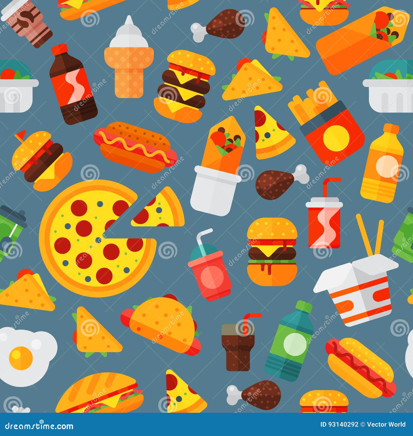 Junk Food Pattern Stock Illustrations – 4,953 Junk Food Pattern Stock  Illustrations, Vectors & Clipart - Dreamstime