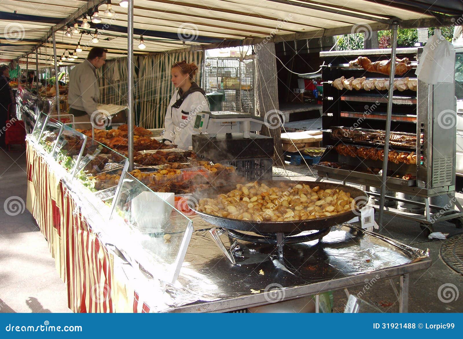 Fast food in Paris editorial stock photo. Image of market 31921488