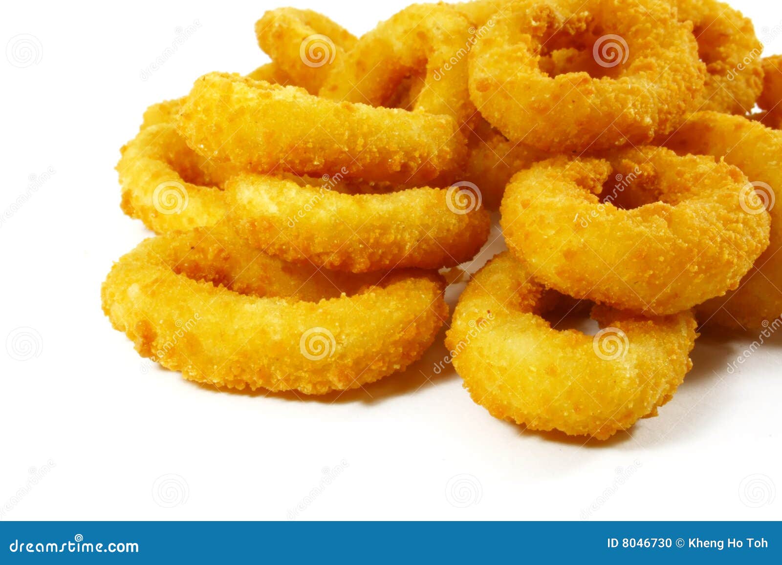 Fast Food Popular Side Dish of Onion Rings Stock Photo Image of