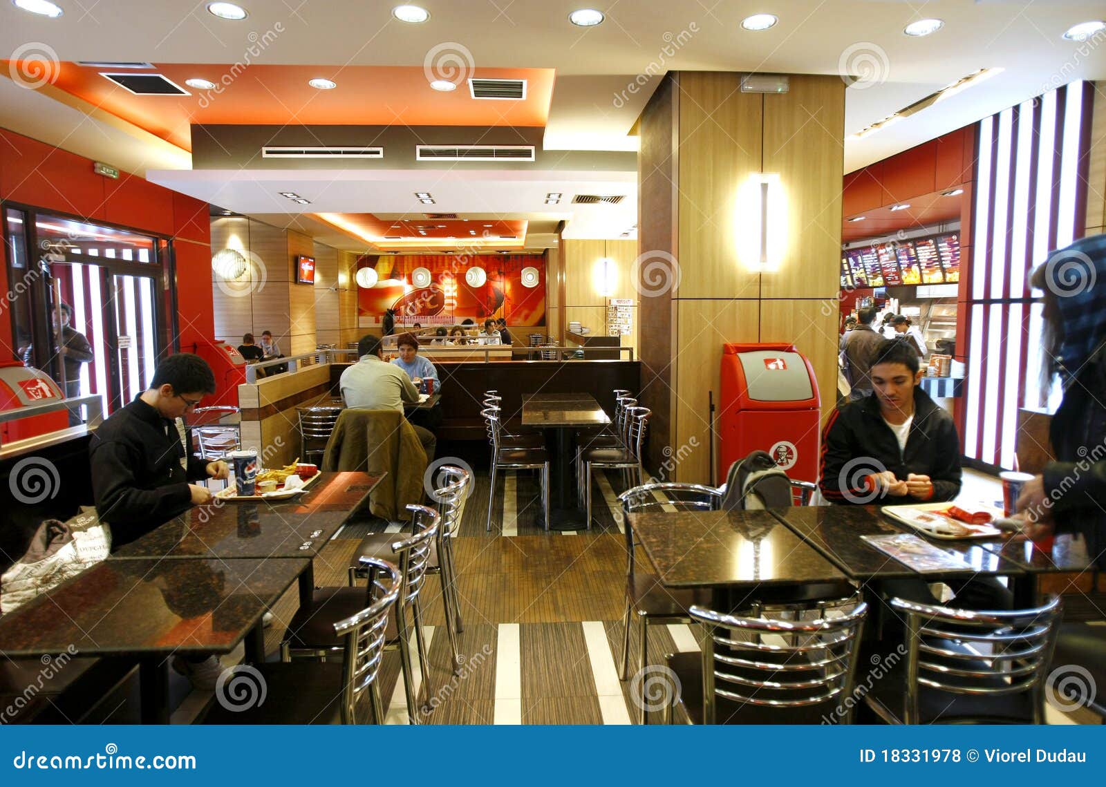 fast food restaurant design layout