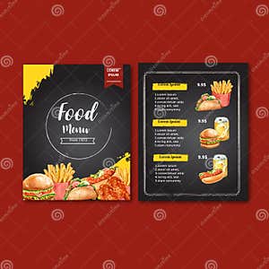 Restaurant Menu Food Menu Ms Word And Photoshop Template