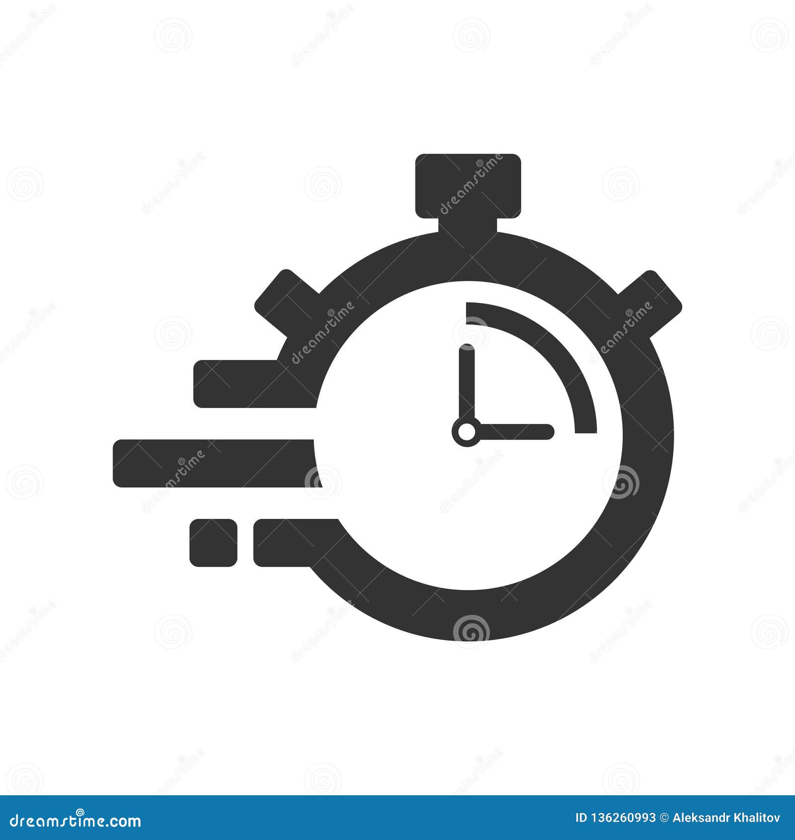 15 minutes,concept of time,timer,clock illustration,vector. Stock Vector