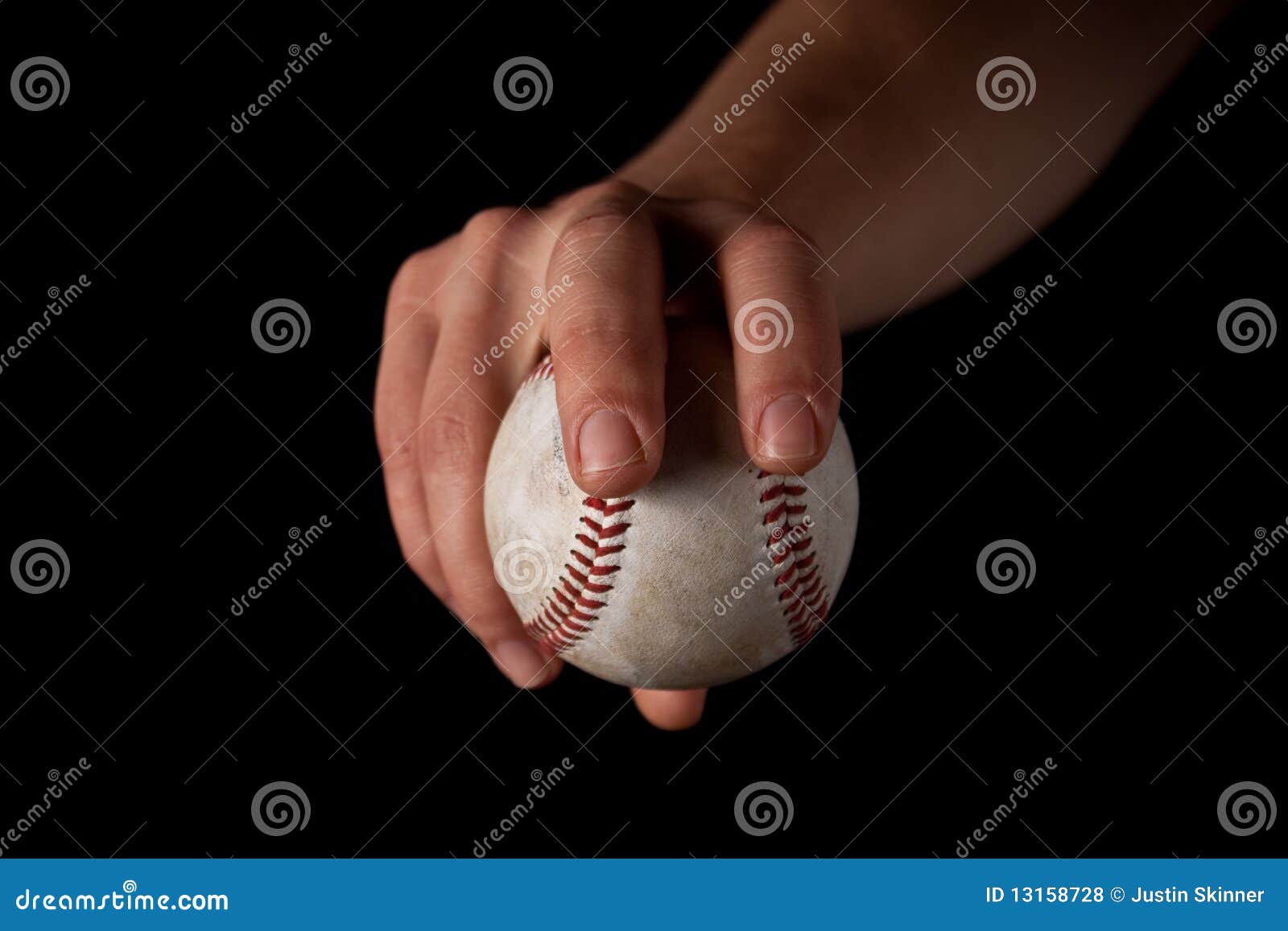Fastball Grip stock photo. Image of used, pitcher, person 13158728