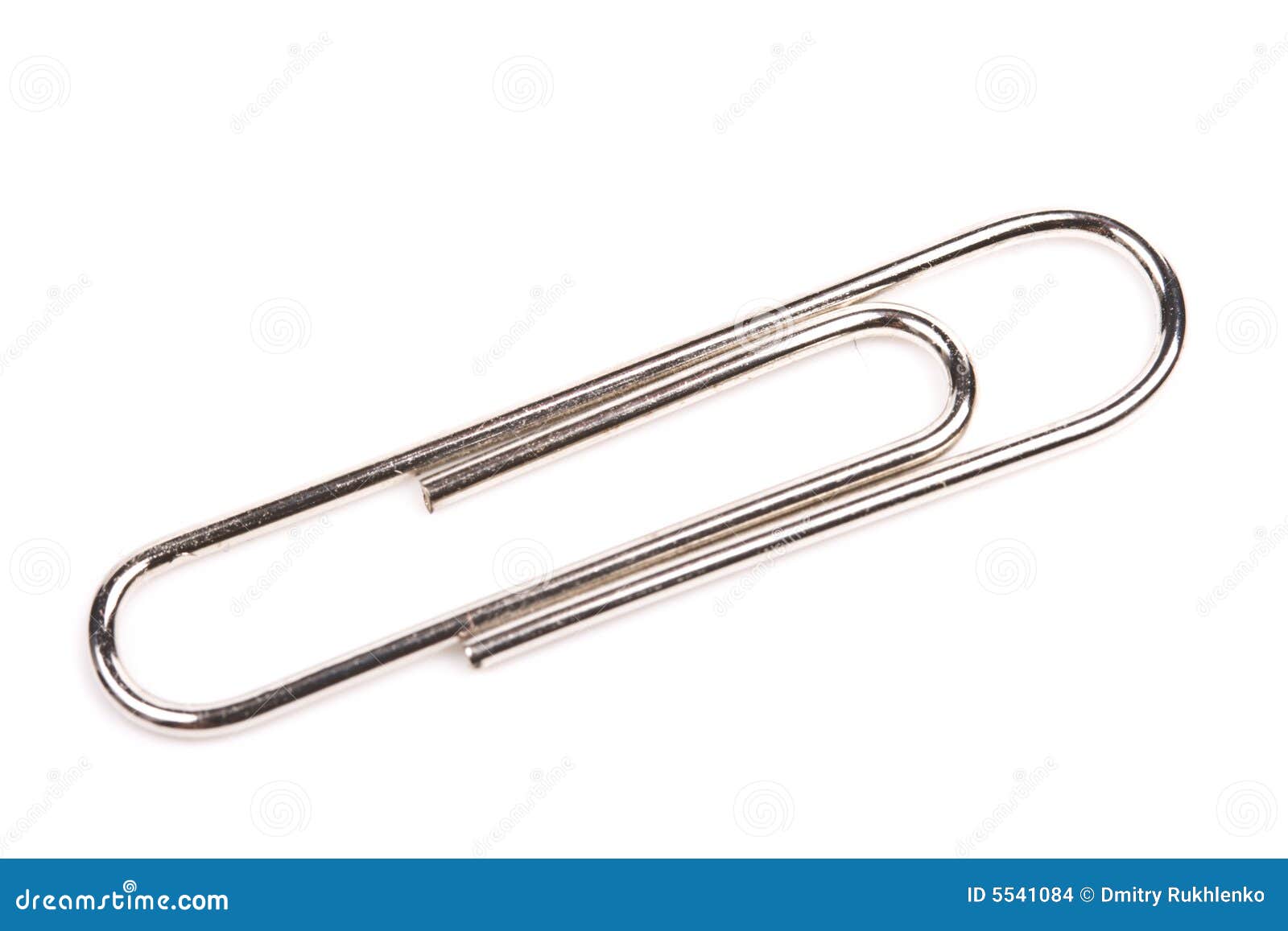Fastener (paper Clip) Isolated Stock Photo Image of macro, paper 5541084