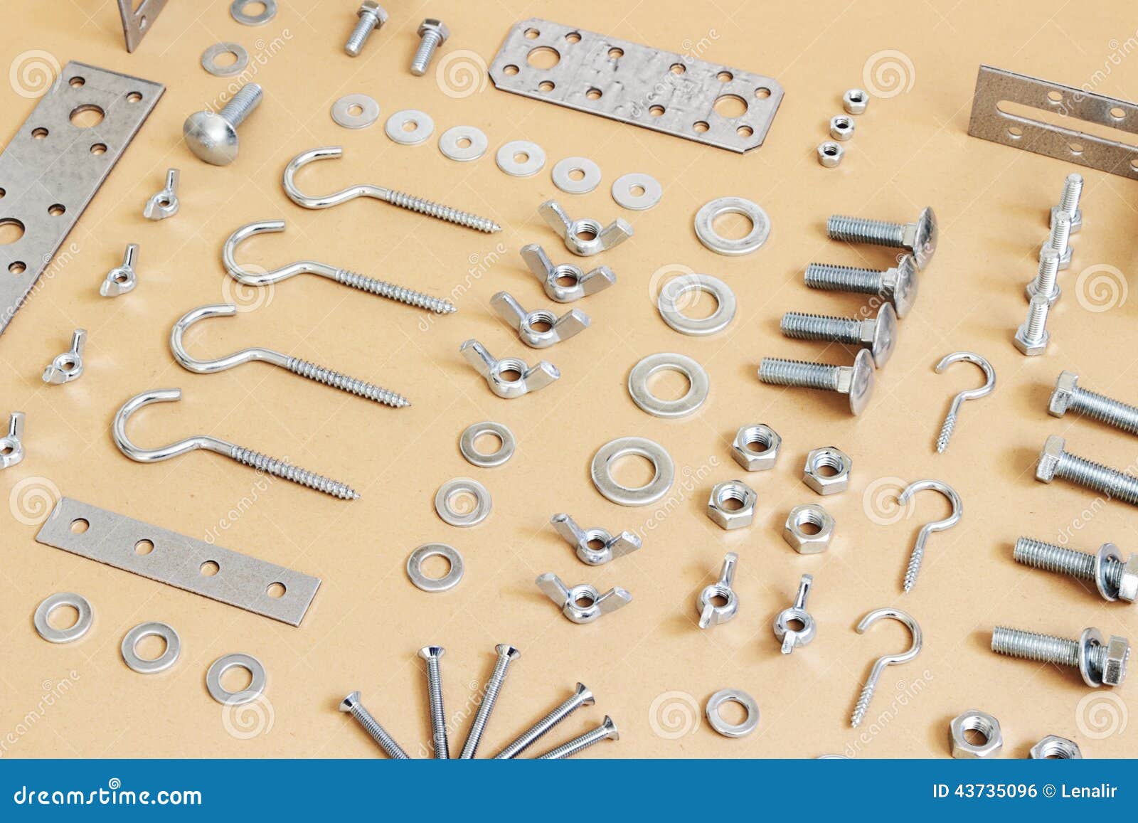 Fasteners stock photo. Image of clutch, clamp, dimensions 43735096