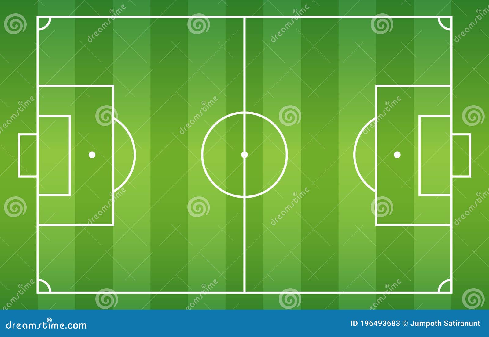 Soccer Field Background, Football Court Turf for Create Plan of Soccer