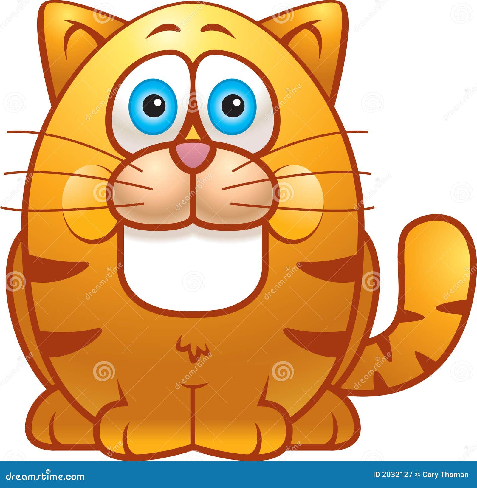  Fat  Cat  stock vector Illustration of round cartoon  clip 