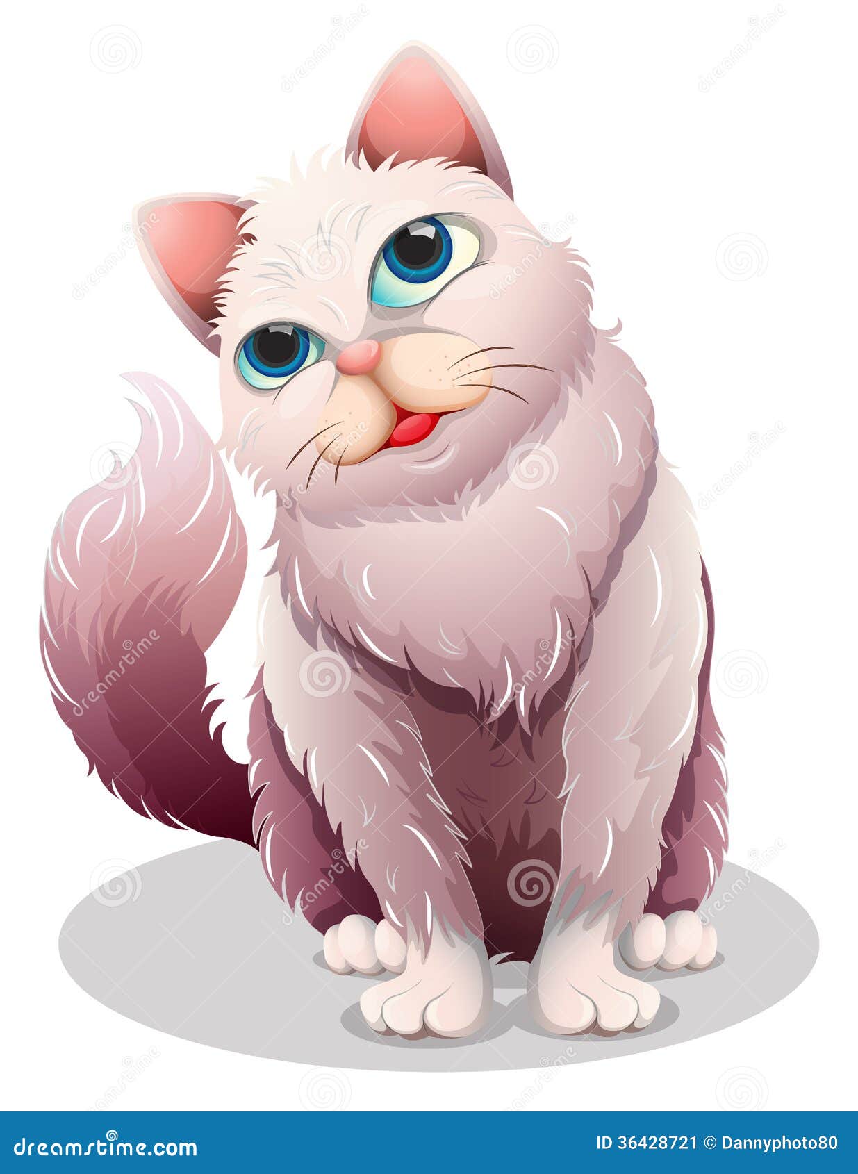 A fat cat stock illustration. Illustration of creature - 36428721