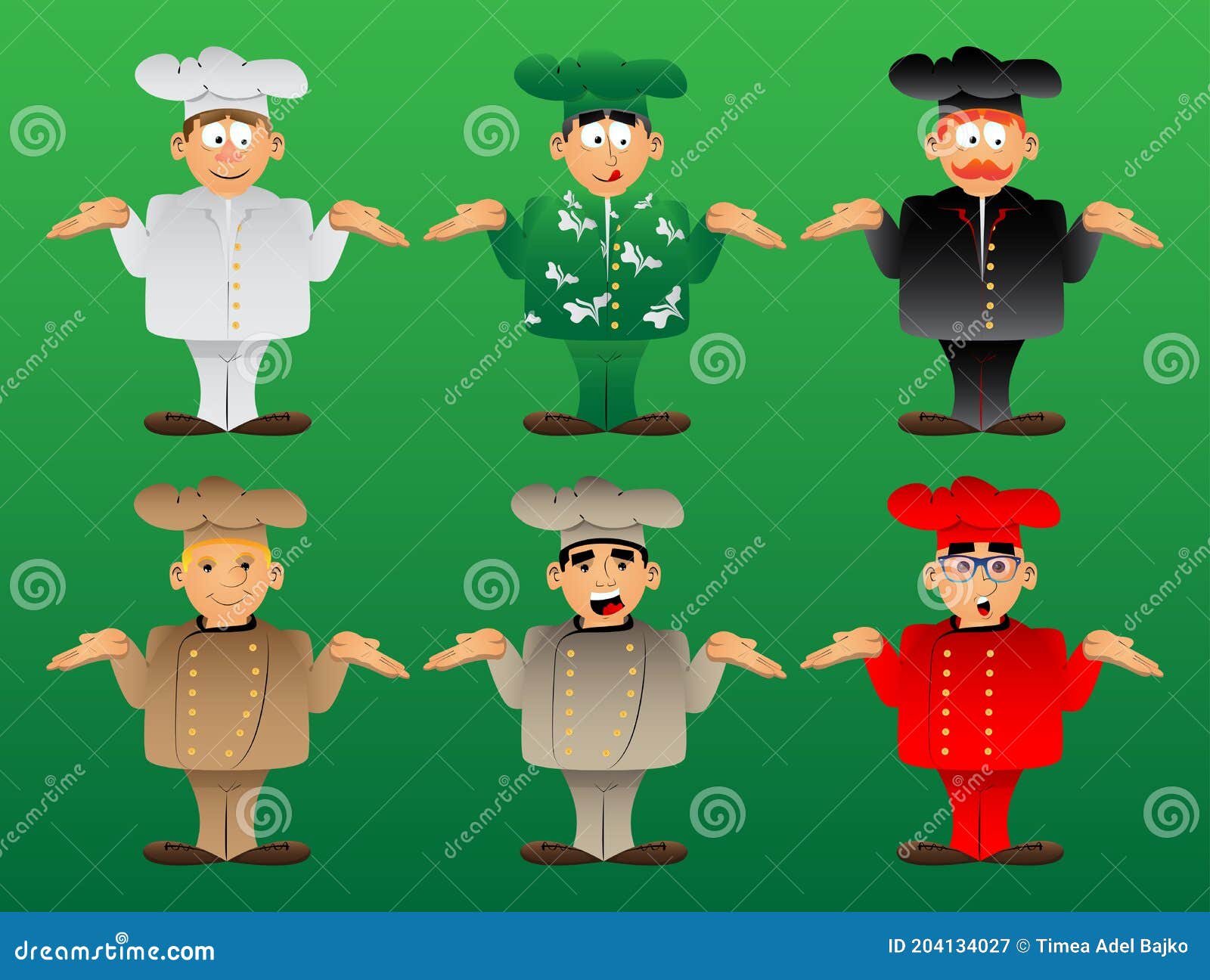 chef shrugs shoulders expressing don`t know gesture.