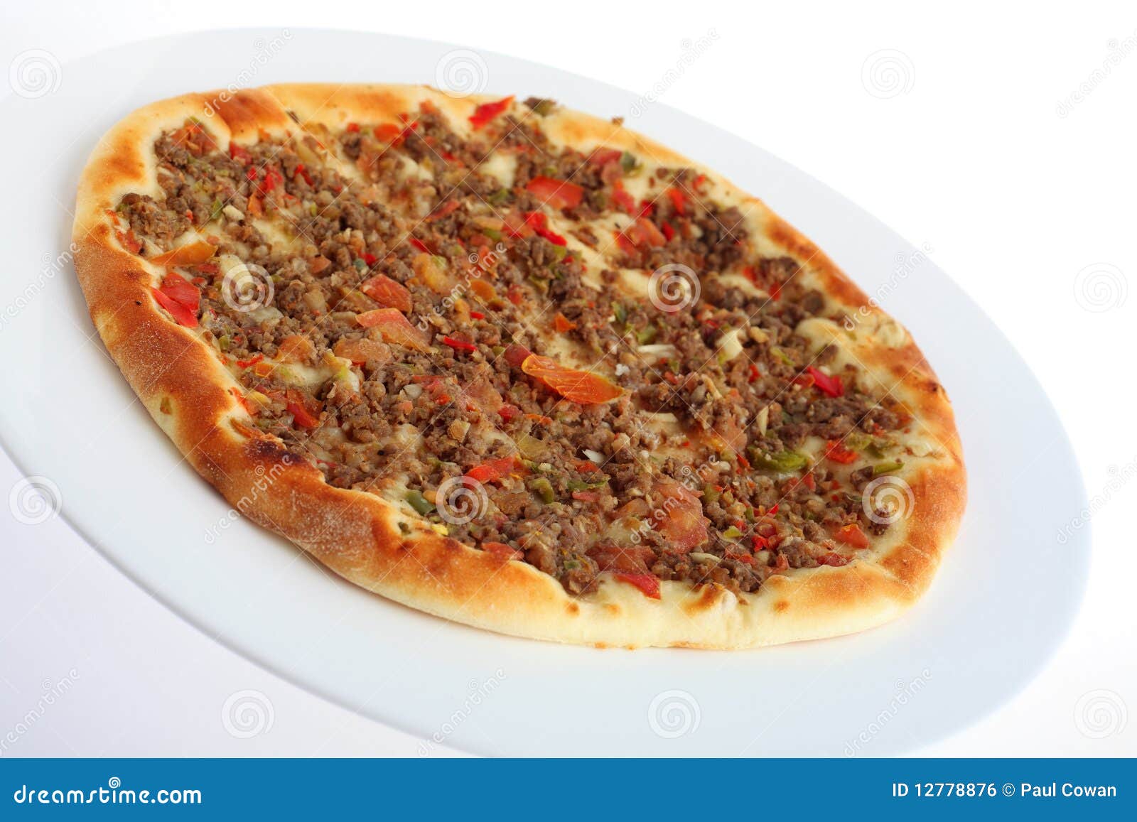 Fataya with a Meat and Pickle Topping Stock Photo Image of topping, beef 12778876