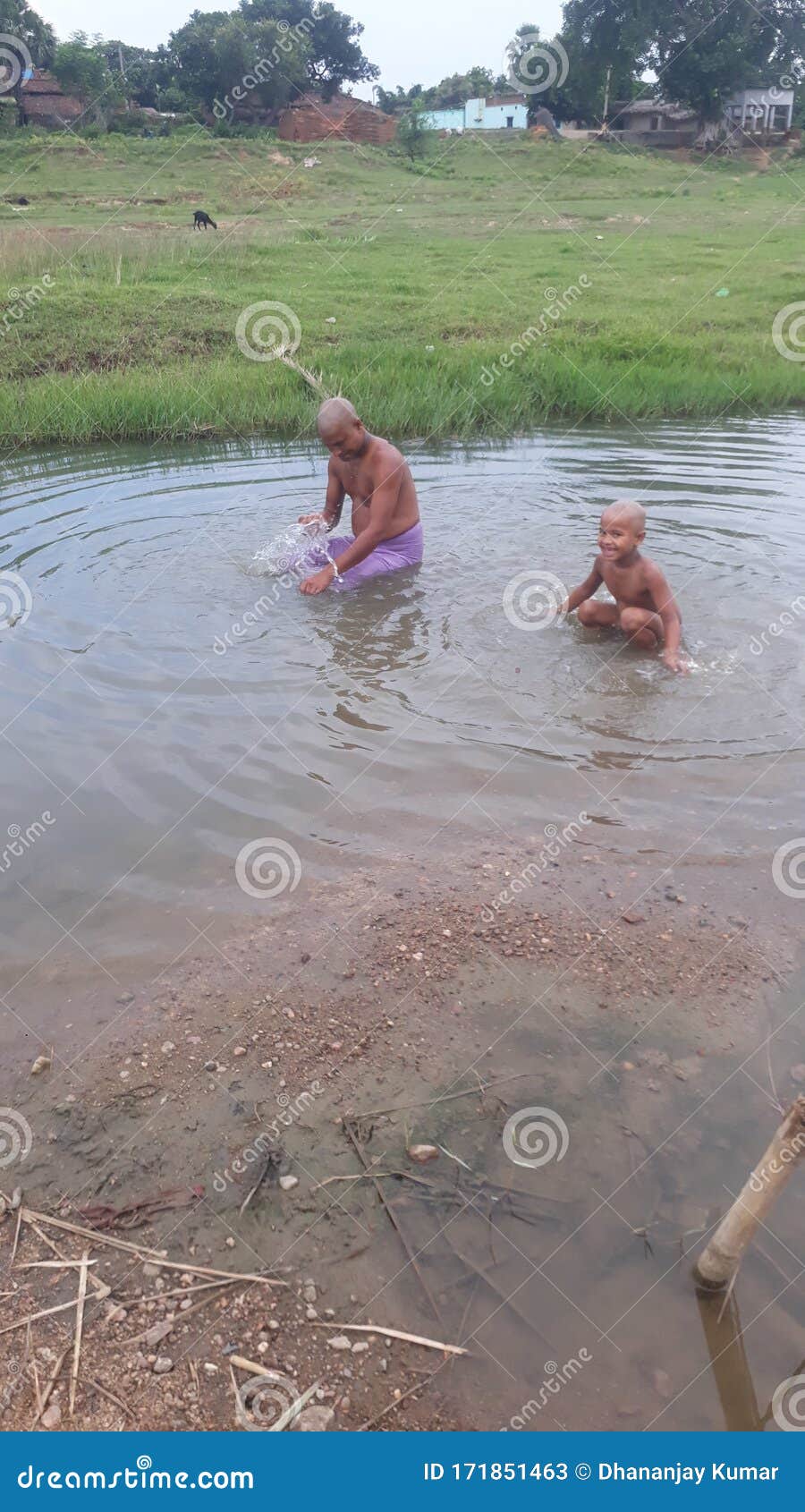 Indian Bathing