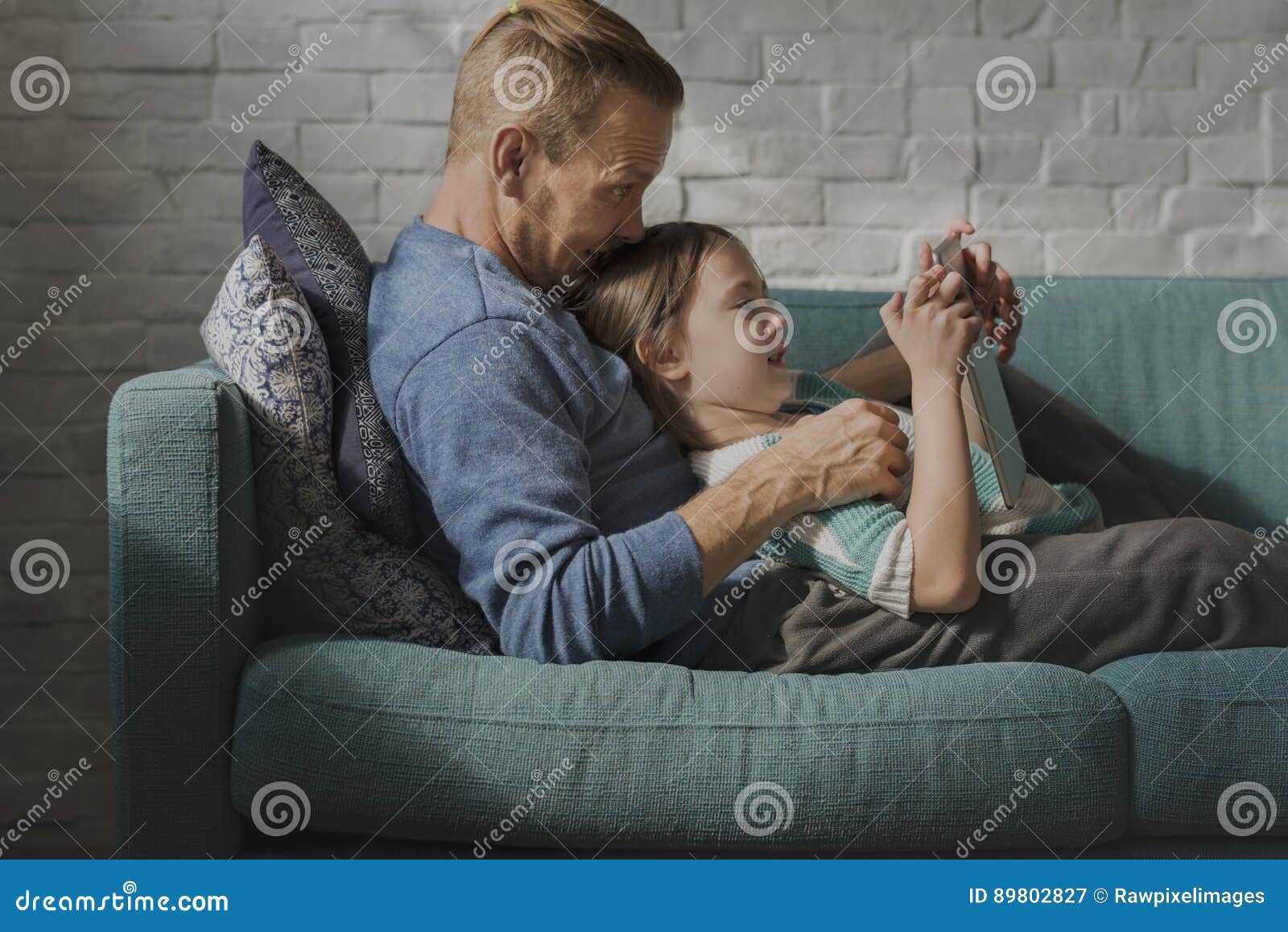 father daughter spend time holiday togetherness