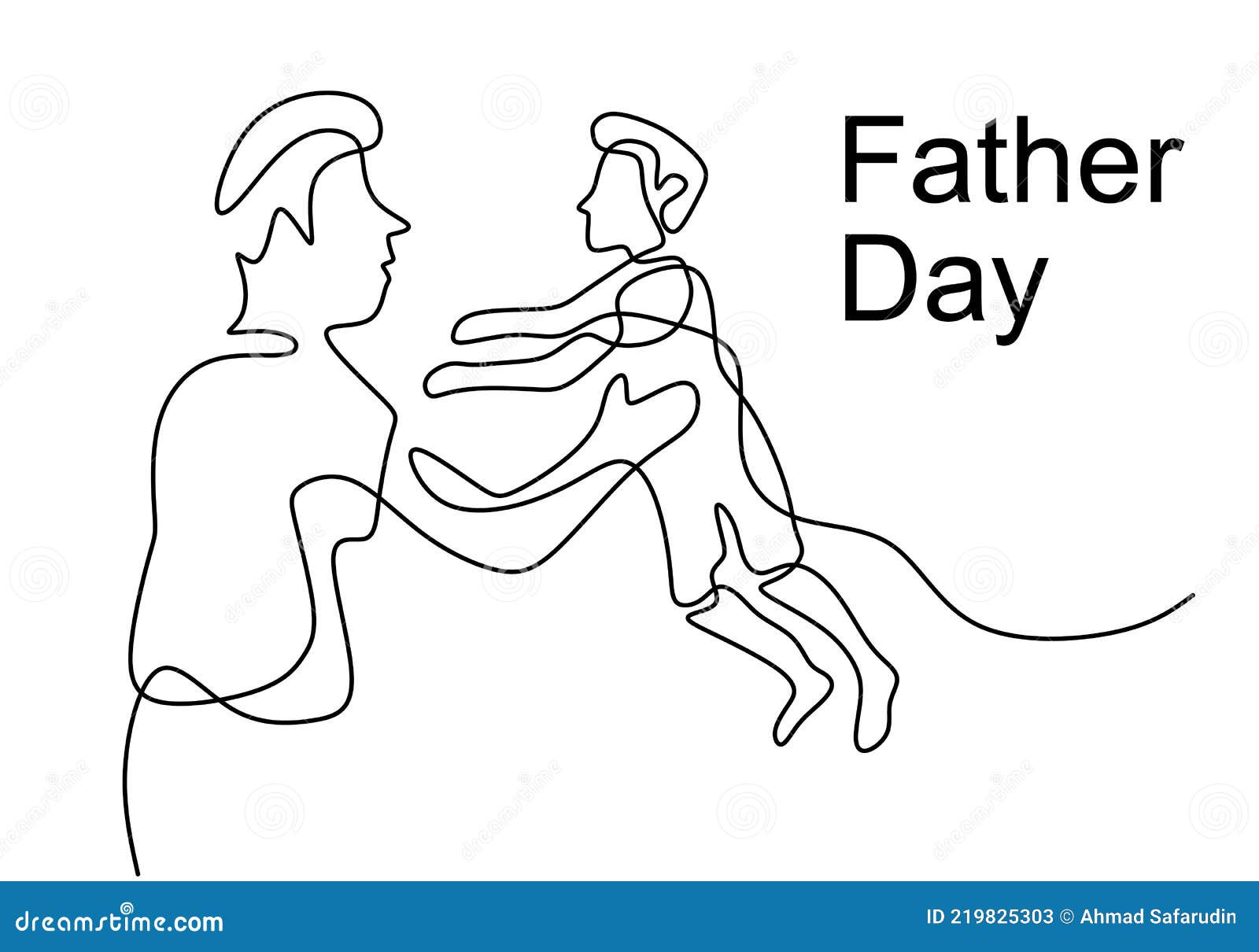 Photo Print: Customized Drawing on Father's Day-saigonsouth.com.vn