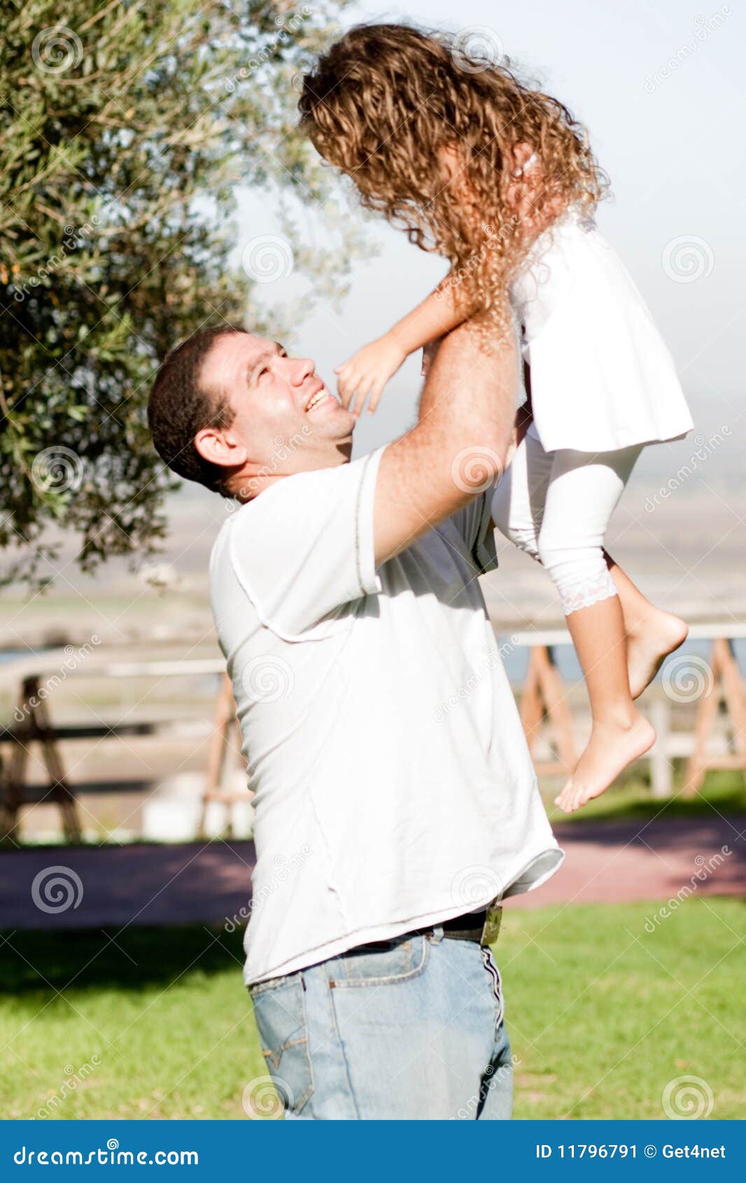 Father Playing with Daughter Stock Image Image of hold, healthy 11796791