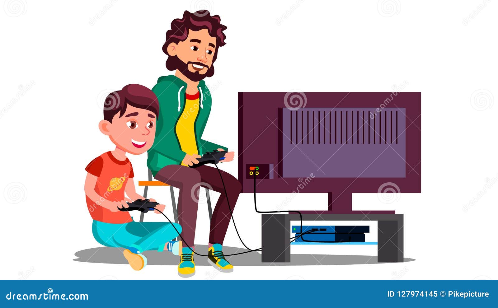 Playing Video Games Stock Illustrations – 5,437 Playing Video Games Stock  Illustrations, Vectors & Clipart - Dreamstime