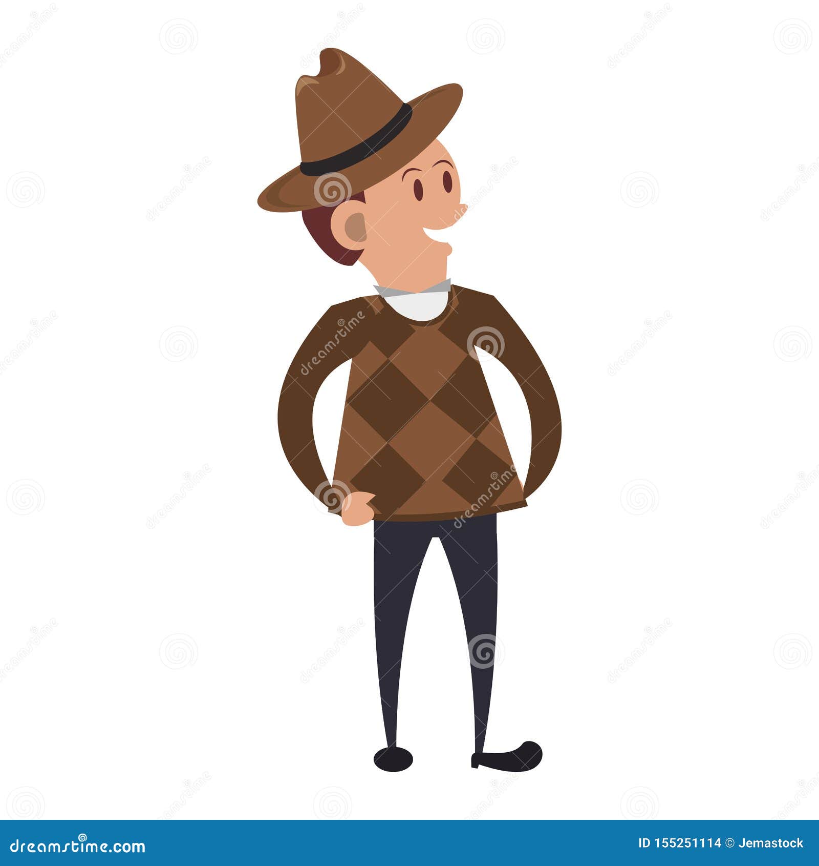 Download Fathers Day Family Celebration Cartoon Stock Vector - Illustration of colorful, mister: 155251114