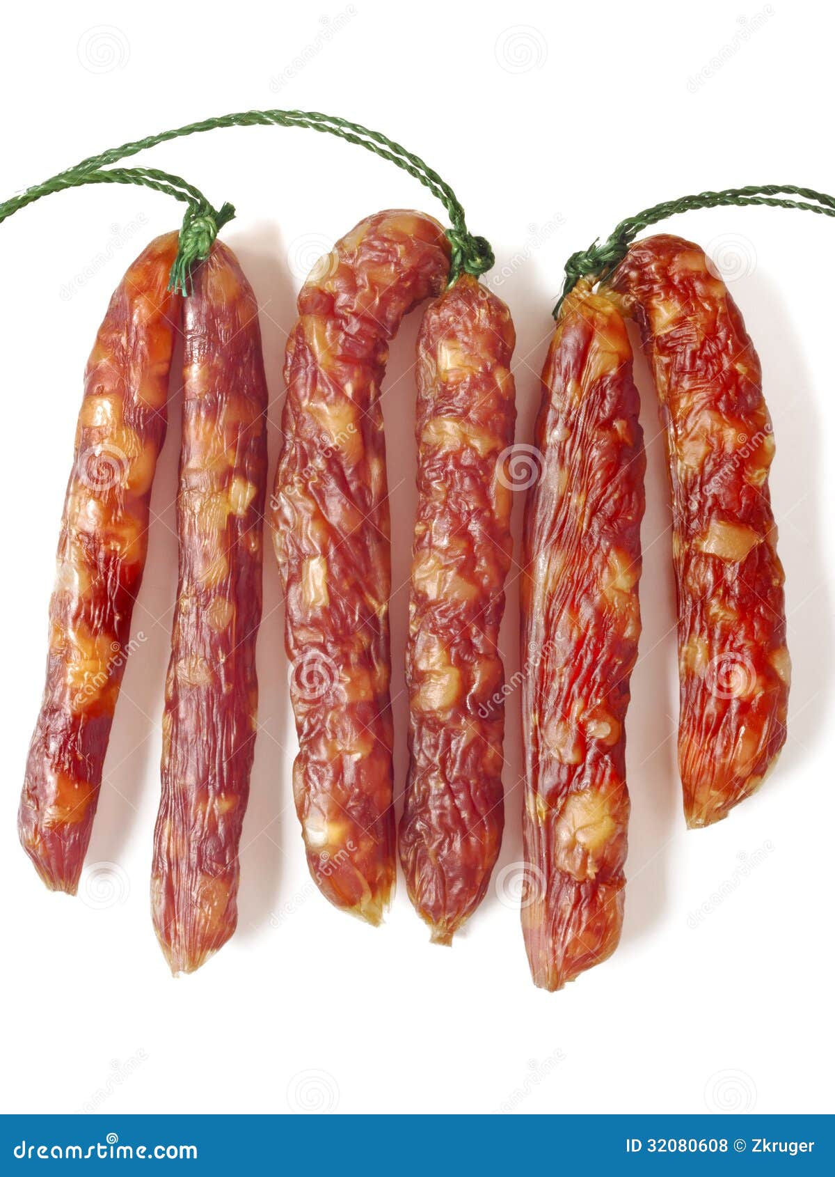 Fatty Chinese Pork Sausages Stock Photo Image of white, color 32080608