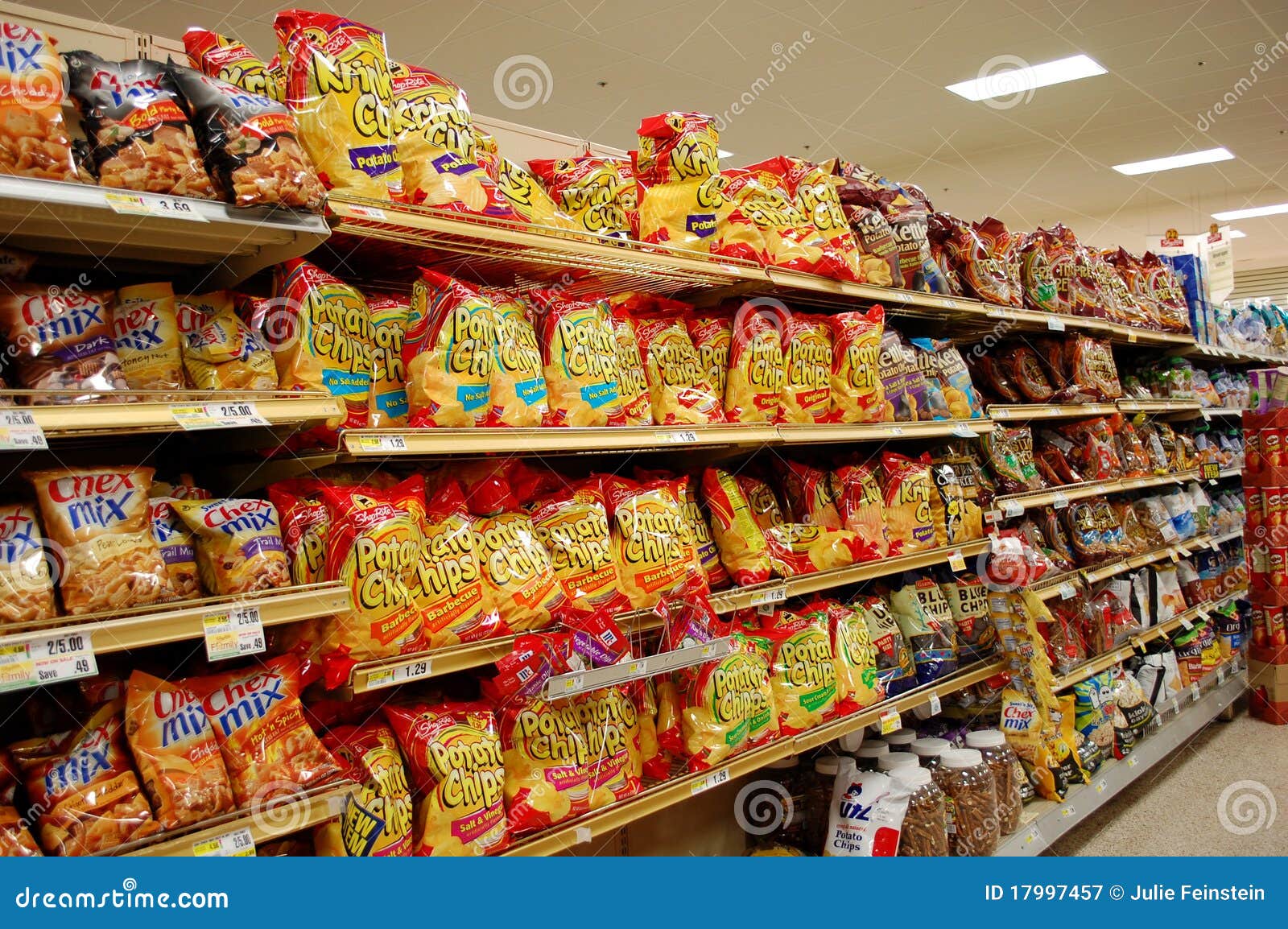 Fatty Snacks In The Supermarket Editorial Photography Image 17997457