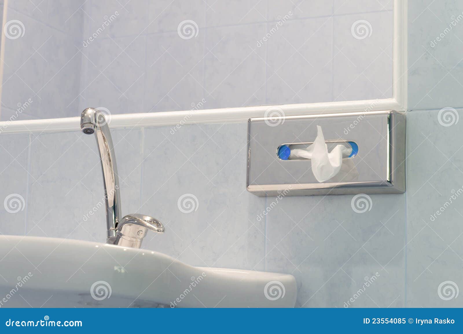 Faucet and Napkins in Bathroom Stock Image Image of health, interior 23554085