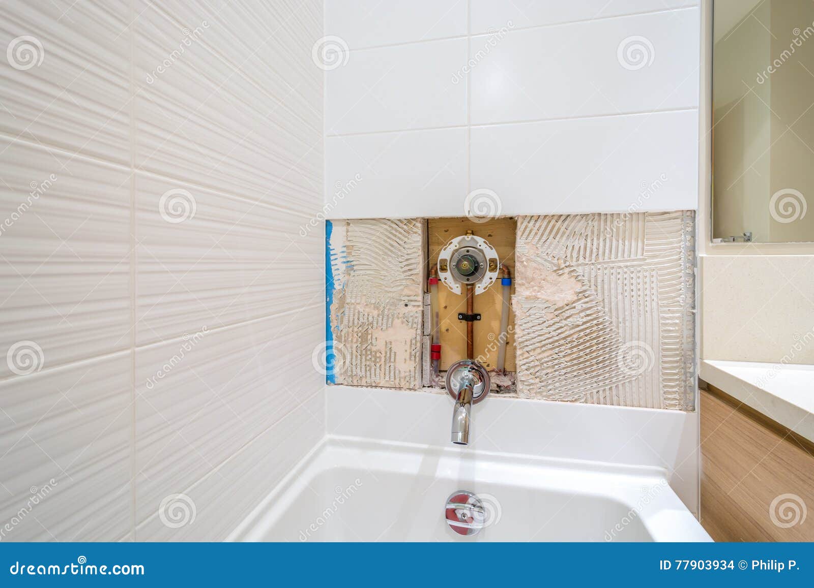 Faucet Repair in the Bathroom Stock Photo Image of occupation, broken