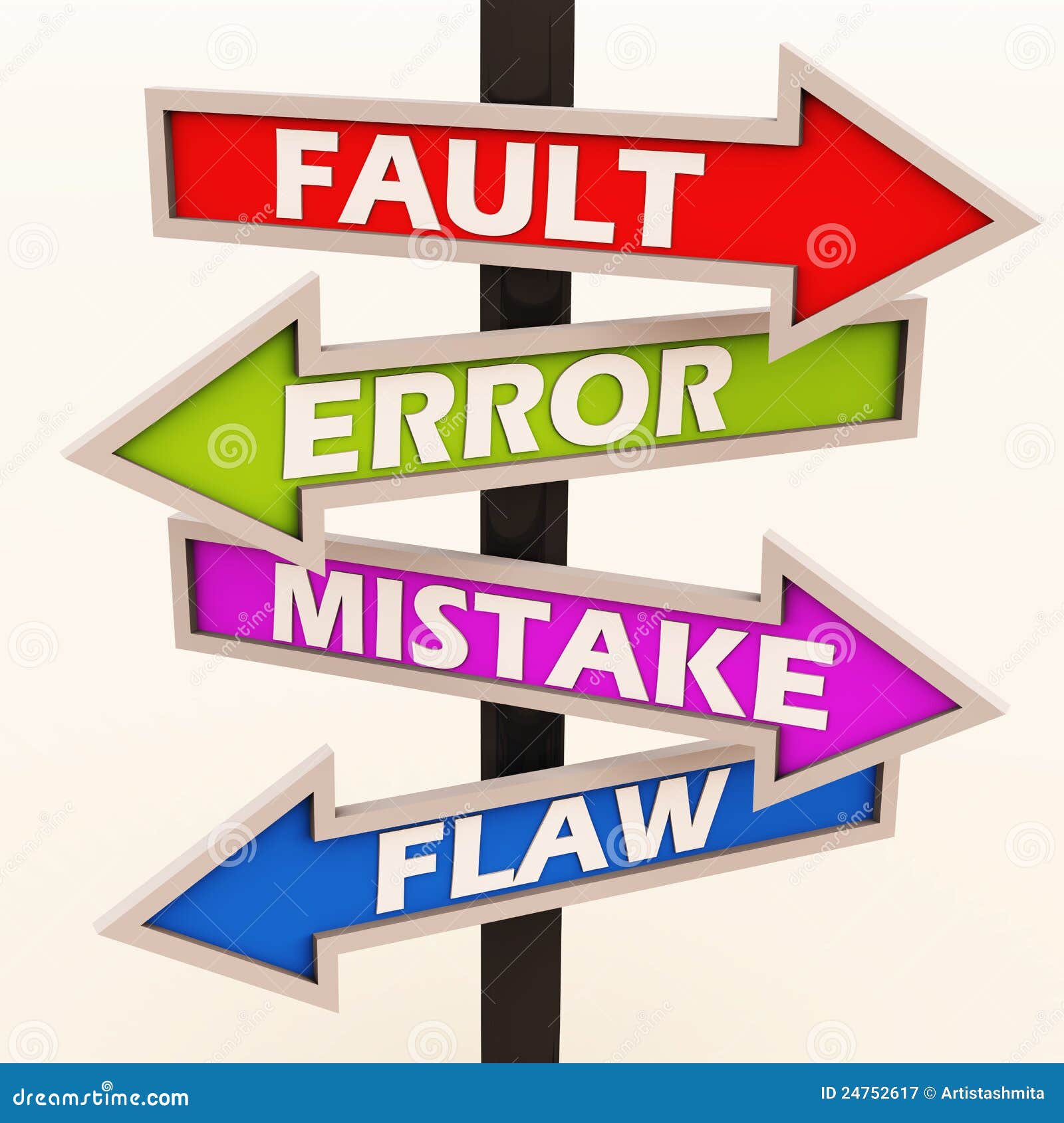 fault error mistake and flaws