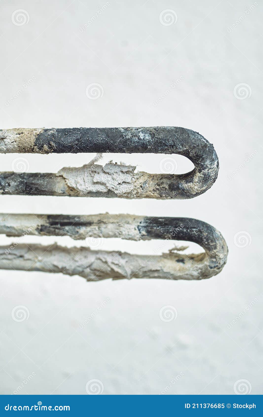 Faulty Washing Machine Heater. Place and Scale on the Heating Element