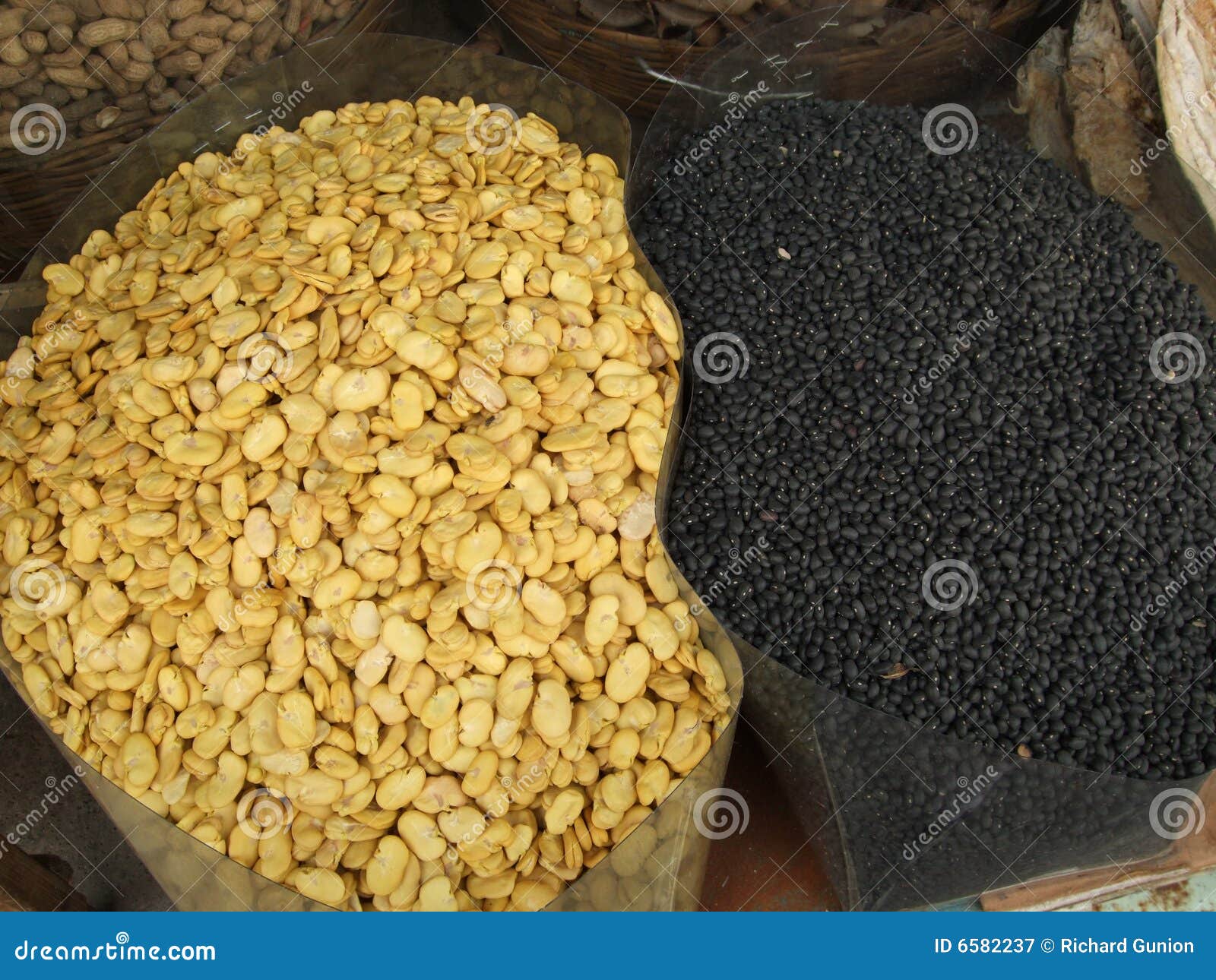 Fava and Black Beans stock image. Image of tropical, beans 6582237
