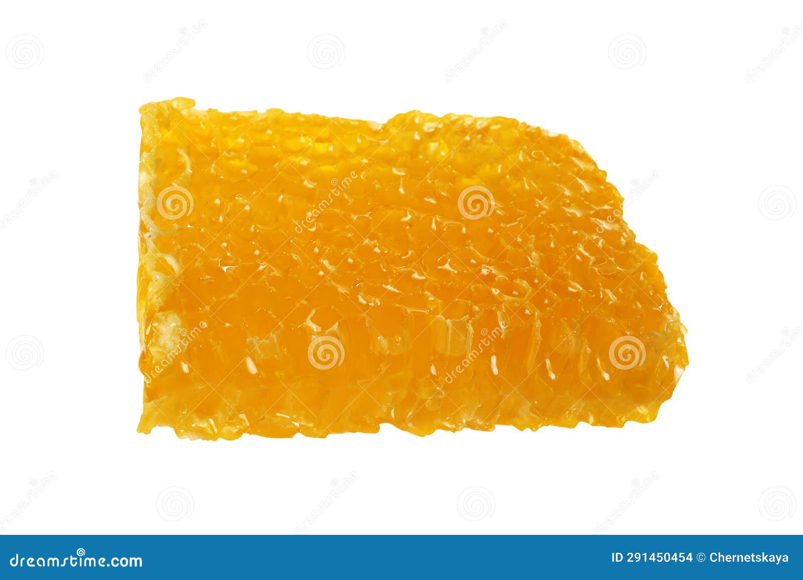 Favo De Mel Natural Com Mel Saboroso Isolado Em Branco Foto de Stock