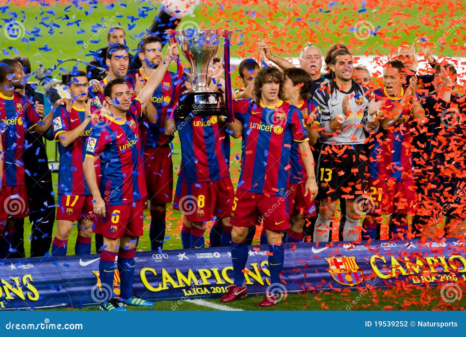 FC Barcelona Wins the Spanish League Championship Editorial Photo - Image  of championship, football: 19613306