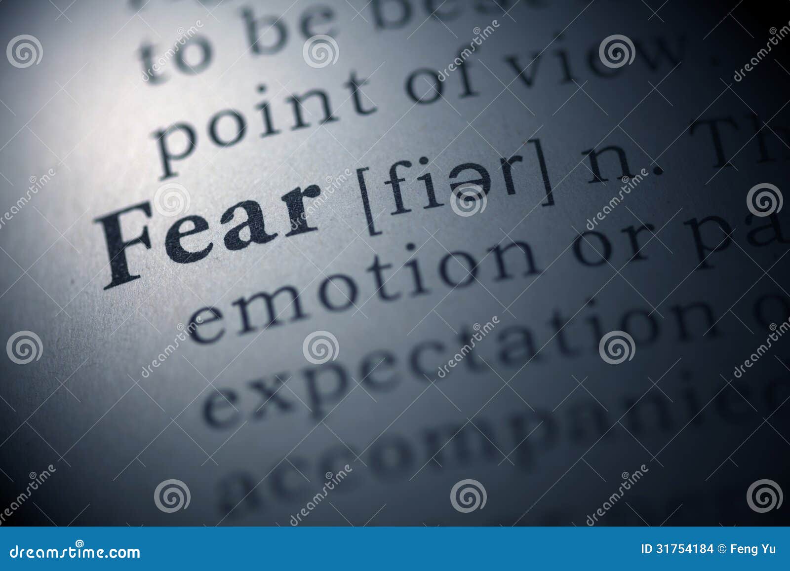 Definition essay on fear